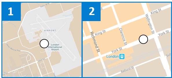 Inter-Community Transit London Stops